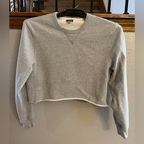 JCrew cropped sweatshirt - Picture 1 of 3